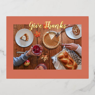 Carte postale bon thanksgiving, Carte Thanksgiving
