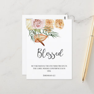 Carte Postale Bon thanksgiving de l'automne béni