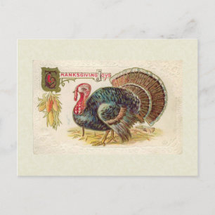 Carte postale Bon thanksgiving vintage