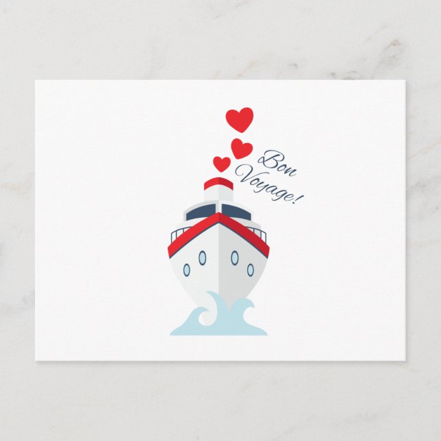 Carte Postale Bon Voyage (Devant)
