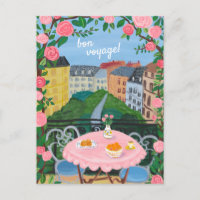 BON VOYAGE Fleurs Terrasse Tea Time Paris