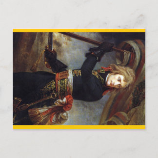 Carte Postale Bonaparte au Pont d'Arcole vers 1801