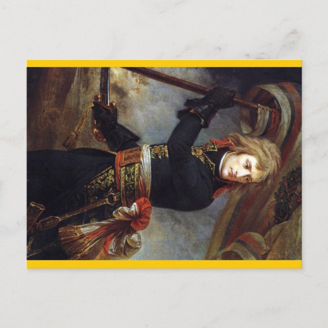 Carte Postale Bonaparte au Pont d'Arcole vers 1801 (Devant)