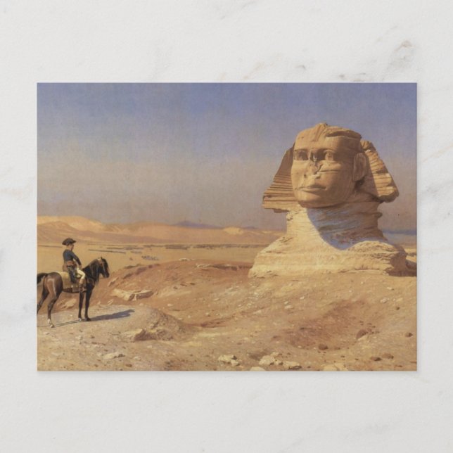 Carte Postale Bonaparte Avant Le Sphinx (Devant)