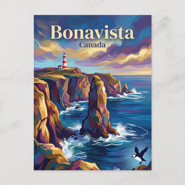 Carte Postale Bonavista Canada (Devant)