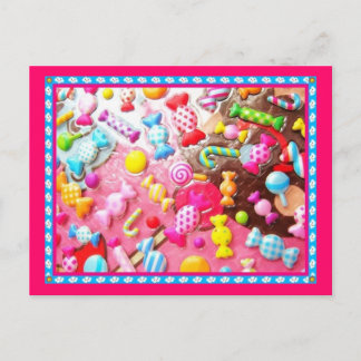 Carte Postale bonbon