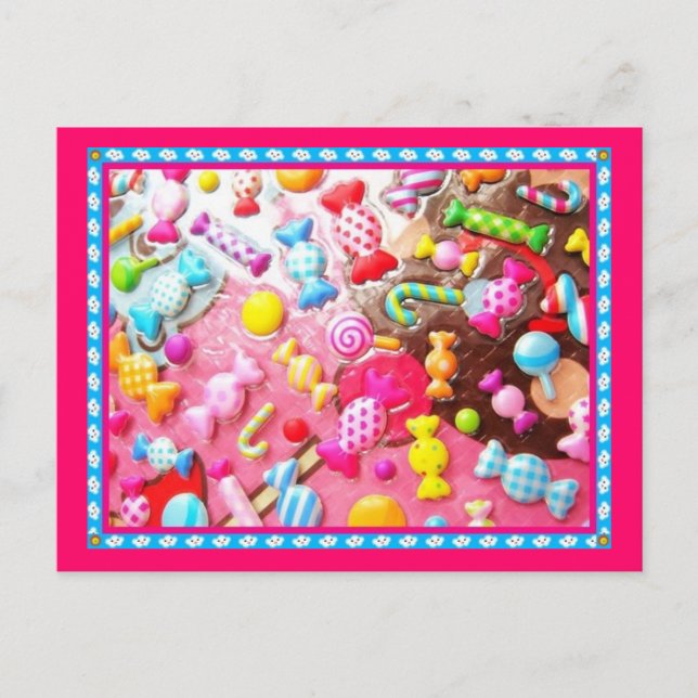 Carte Postale bonbon (Devant)