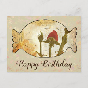 Carte Postale Bonbon de Vintage