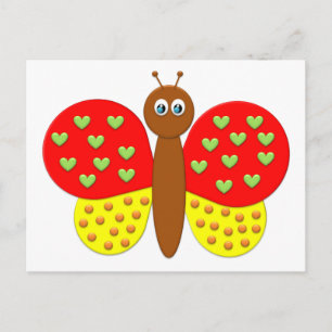 Carte postale BonBon Imaginaire Papillon