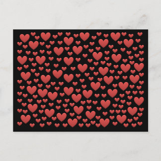 Carte Postale BonBon Rainbow Love Hearts