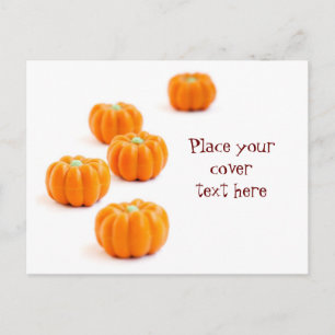 Carte Postale Bonbons citrouilles d'Halloween