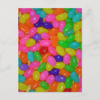 Carte Postale Bonbons de jellybean colorés