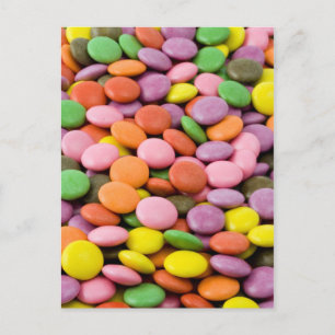 Carte postale Bonbons sucrés