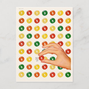 Carte Postale Bonbons vintages