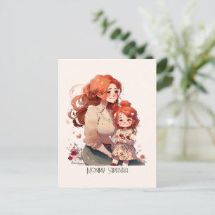 Carte Postale Bond adorable maman et fille (13)