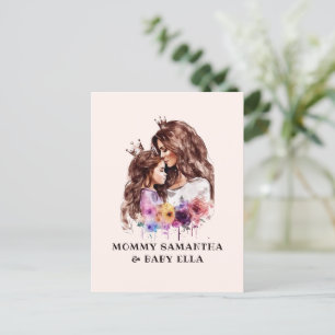 Carte Postale Bond adorable maman et fille (8)