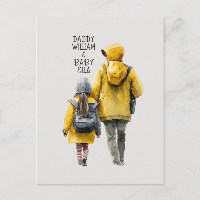 Carte Postale Bond père et fille (Devant)