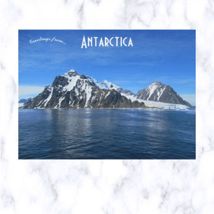 Carte Postale Bongrain Point sur Pourquoi Pas Island Antarctique