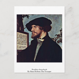 Carte Postale Boniface Amerbach Par Hans Holbein Le Plus Jeune