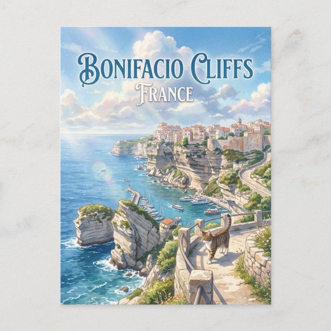 Carte Postale Bonifacio France (Devant)