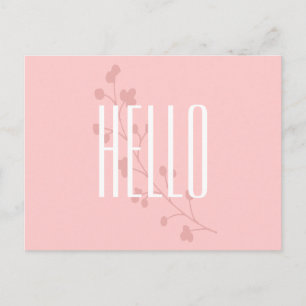 Carte Postale Bonjour