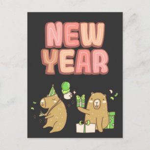 Carte Postale Bonjour à un nouveau départ!