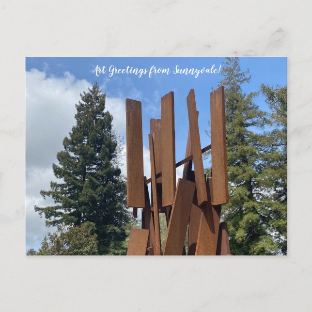 Carte Postale Bonjour Art de Sunnyvale ! (Devant)