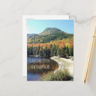 Carte Postale Bonjour Automne Du New Hampshire