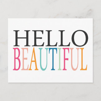 CARTE POSTALE BONJOUR BEAUX COMPLIMENTS EXPRESSIONS SENTIMENTS S