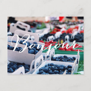 Carte Postale Bonjour Berries POSTCARD