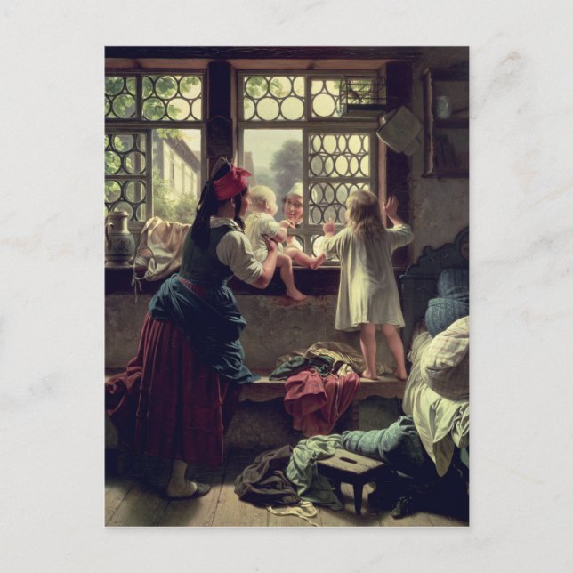 Carte Postale Bonjour, Cher Père (Devant)