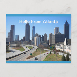 Carte Postale Bonjour De AtlantaPostcard