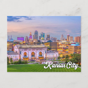 Carte Postale Bonjour De Belle Kansas City, Missouri, États-Unis