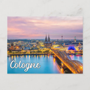 Carte Postale Bonjour De Cologne, Allemagne