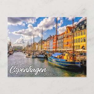 Carte Postale Bonjour De Copenhague, Danemark