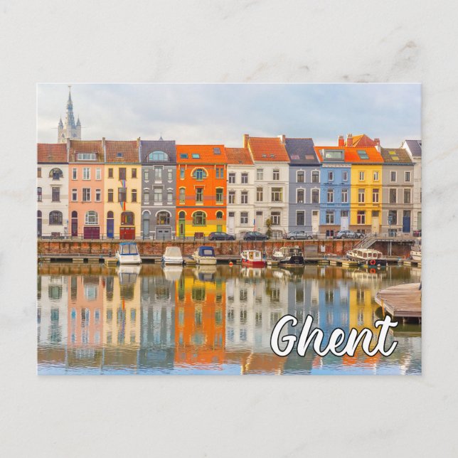 Carte Postale Bonjour De Gand, Belgique (Devant)