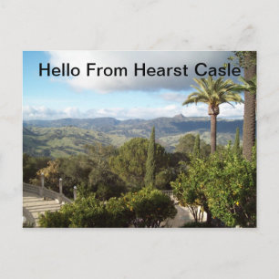 Carte Postale Bonjour De Hearst Castle