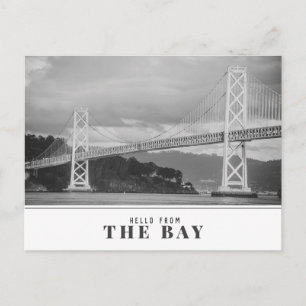 Carte Postale "Bonjour de la baie" Modern Bay Bridge