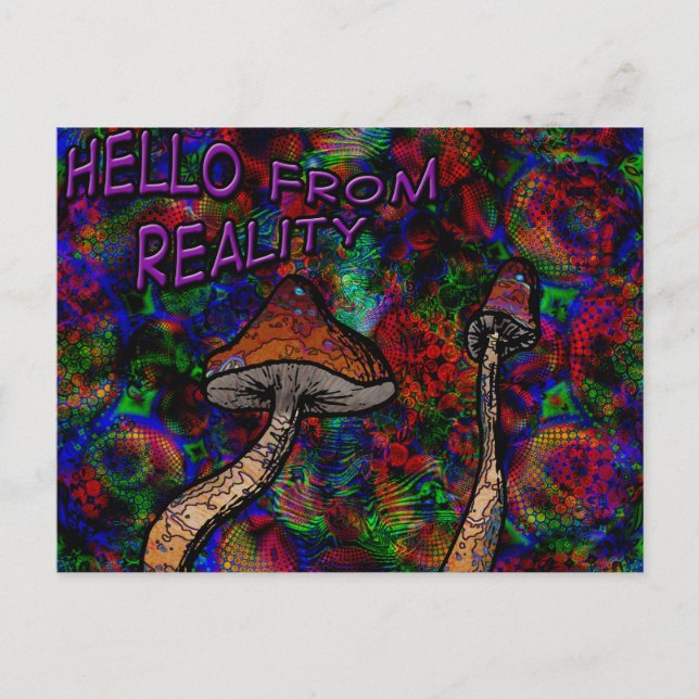 Carte Postale Bonjour de la réalité (Devant)