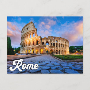 Carte Postale Bonjour De La Ville Historique De Rome, Italie