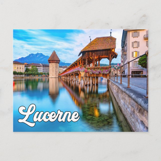 Carte Postale Bonjour De Lucerne, Suisse (Devant)