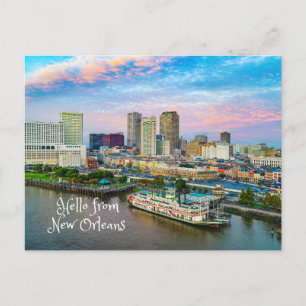 Carte Postale Bonjour de New Orleans City View