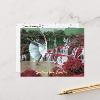 Carte Postale Bonjour de Paradise Postcard