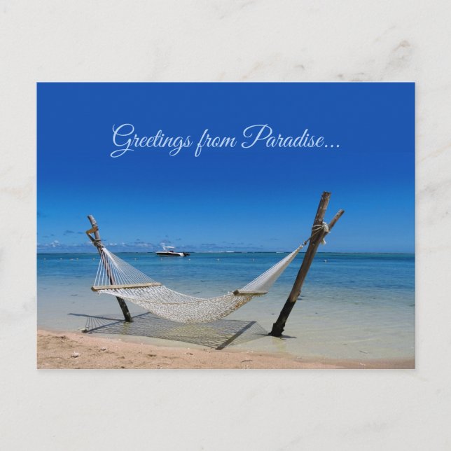 Carte Postale Bonjour de Paradise Postcard (Devant)