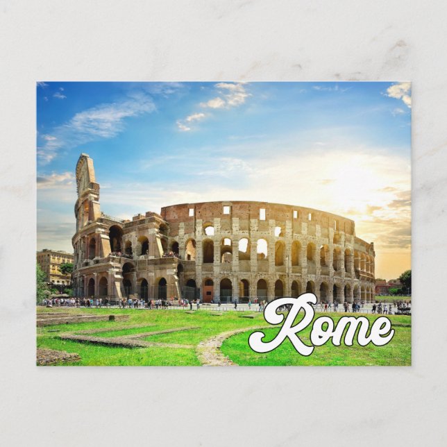 Carte Postale Bonjour De Rome, Italie (Devant)