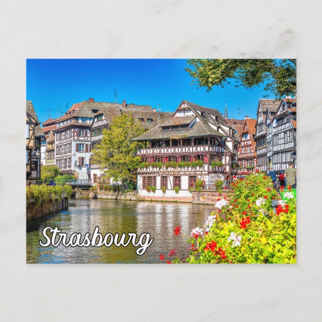 Carte Postale Bonjour De Strasbourg, France (Devant)