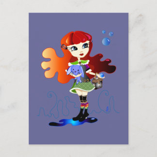 Carte Postale Bonjour Dollies : Fira Postcard