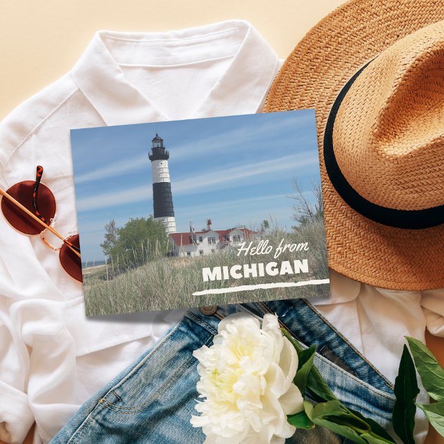 Carte Postale Bonjour Du Michigan (Birthday Depot
Hello From Michigan Postcard)