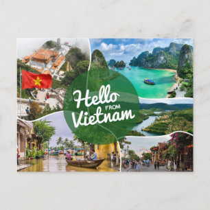 Carte Postale Bonjour du Vietnam