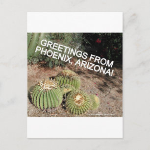 CARTE POSTALE BONJOUR ET BIENVENUE À PHOENIX ARIZONA